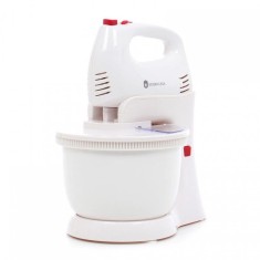 Mixer cu bol Studio Casa, HM 422 W/R Missy Family, 300 W, Bol rotativ, 5 Viteze + Turbo, Alb