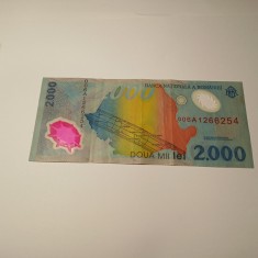 Di.164. Bancnota 2000 lei 1999 eclipsa circulata stare buna