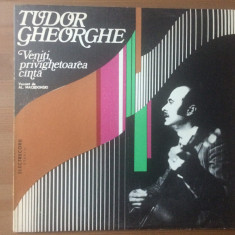 tudor gheorghe veniti privighetoarea canta versuri macedonski disc vinyl lp folk