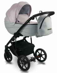 Carucior copii 3 in 1, reversibil, complet accesorizat, 0-36 luni, Bexa Ideal 2020 Blush foto