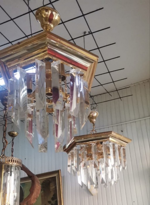 Set de 2 elegante lampi in stilul Art-Deco