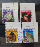 TS21 - Timbre serie Elvetia 1998 Mi1663-1666, Stampilat