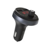 Incarcator Auto cu Modulator FM, Bluetooth, Fast Charge, 2x USB, Hoco E41