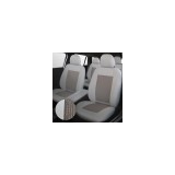 Set huse scaune auto Autohelix lux gri, material textil cu burete 5mm, compatibile Airbag
