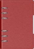 Agenda organizer B6 cu 6 inele burgundi