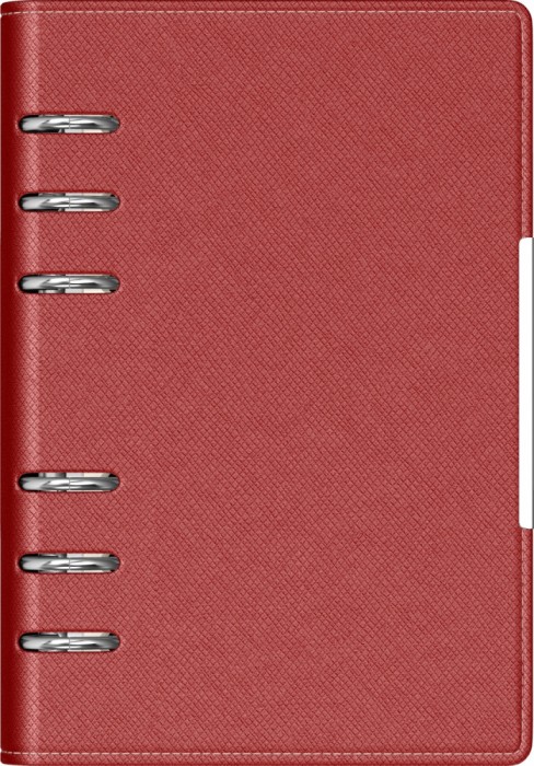 Agenda organizer B6 cu 6 inele burgundi