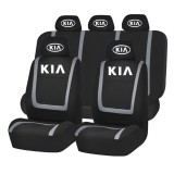 Set Huse Scaune Universale Compatibile cu Kia &ndash; Negru/Gri