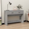 VidaXL Măsuță consolă, gri sonoma, 100x39x75 cm, lemn prelucrat 816782