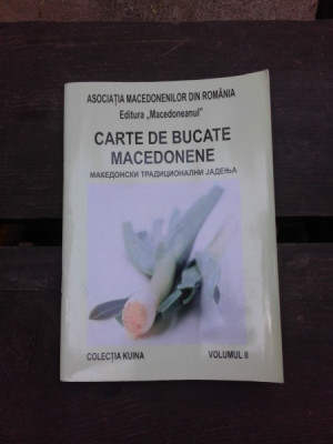 CARTE DE BUCATE MACEDONENE, VOL.II foto