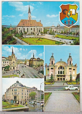 bnk cp Cluj - Vedere - necirculata - marca fixa foto