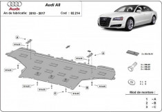 Scut motor metalic Audi A8 2010-2017 foto