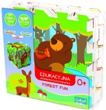 Puzzle din spuma Trefl cu animale din padure, 8 piese mari