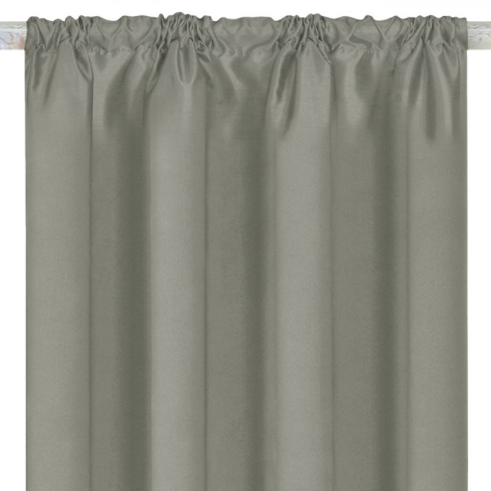 Draperie Decorativă, Model Gri, Dimensiuni 140x260cm, Poliester