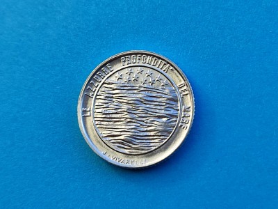 2 Lire 1977 San Marino-AUNC-UNC -RAR-in realitate arata bine! foto