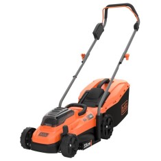 Masina de tuns gazonul Black &amp; Decker BCMW3318L2-QW cu acumulatori 18V 2 x 2.5 ah, latime de taiere 33 cm, cos colector 35 l