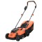 Masina de tuns gazonul Black &amp; Decker BCMW3318L2-QW cu acumulatori 18V 2 x 2.5 ah, latime de taiere 33 cm, cos colector 35 l