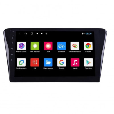 Navigatie Auto Multimedia cu GPS Peugeot 408 (2014 - 2020) 4 GB RAM + 64 GB ROM, Slot Sim 4G pentru Internet, Carplay, Android, Aplicatii, USB, Wi-Fi, foto
