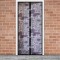 Perdea anti-ţanţari pt. uşi cu &icirc;nchidere magnetica 100 x 210 cm, Model fluturi violeţi Best CarHome