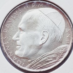760 Vatican 500 Lire 1980 Ioannes Pavlvs II - An II km 148 argint