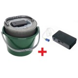 Galeata pentru pestisori vii 13 L + Pompa de aer - Plastilys