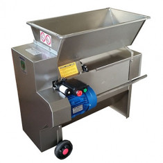 Zdrobitor-desciorchinator electric cu pompa ENO 20 Inox, 1.5 kW, 1500-1800 kg h foto