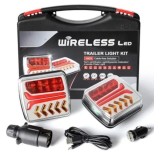 2 x Wireless LED Magnet Lampa Spate de Remorca Camion 12v 24v E57