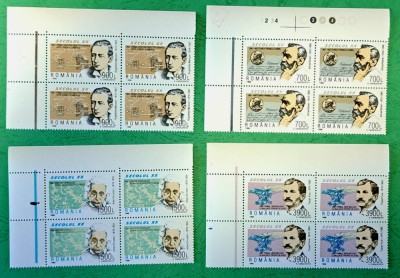 TIMBRE ROMANIA MNH L.P.1450/1998 Secolul XX ( I ) -Bloc de4 timbre foto