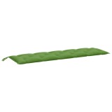Cumpara ieftin Perna banca de gradina, melanj verde, 180x50x7 cm textil