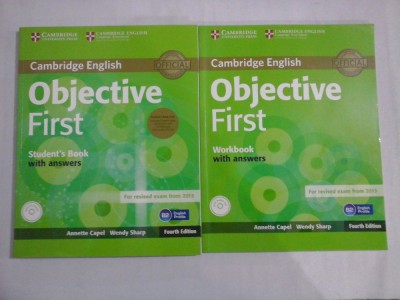 (Cambridge English) Objective First * Student&amp;#039;s Book with answers / Workbook with answers - (fourth edition) - Annette Capel / Wendy foto