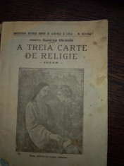 A treia carte de religie, prof. D. Calugar foto