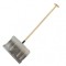 Lopata pentru zapada, cupa aluminiu, coada din lemn tip T, 480x310mm, Polonia,12349