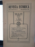 Revista Istorica anul al X-lea, nr,7-9, iulie-septembrie 1924