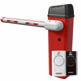 FAAC B614 24V - kit baza bariera automata cu brat 3,3 m, receptor si telecomanda