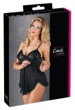 R&uuml;schen-Babydoll Cottelli Lingerie, black - M