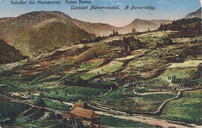 Carte postala circulata in anul 1924