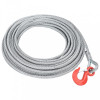 Cablu din franghie de sarma 1600 kg 20 m GartenMobel Dekor, vidaXL