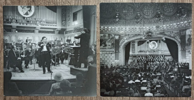 Festivalul George Enescu 1981// lot 2 fotografii de presa foto