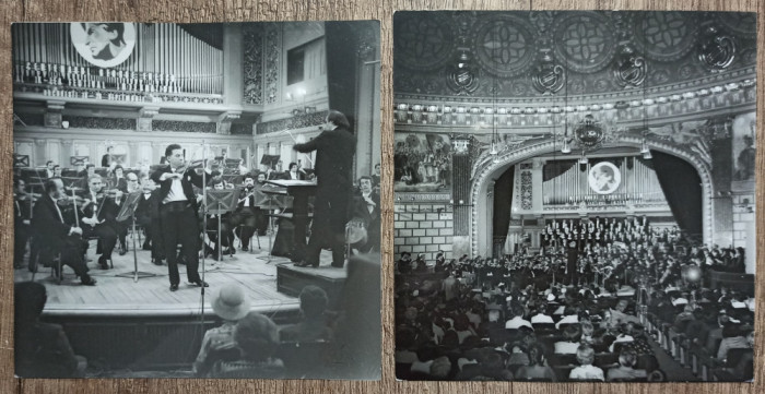 Festivalul George Enescu 1981// lot 2 fotografii de presa
