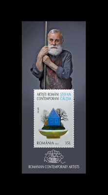 ✅RO 2023 ,LP 2439 a ,&amp;quot;Artiști rom&amp;acirc;ni contemporani. Ștefan C&amp;acirc;lția &amp;quot; , colita 973 , MNH foto