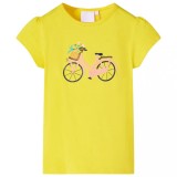 Tricou pentru copii, galben, 116