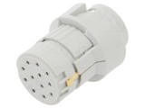 Conector M23 12-Pin Mamă Crimpat 200V