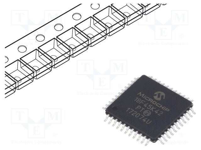 Microcontroler PIC 32kB 64MHz 2,3&divide;5,5VDC SMD TQFP44 - MICROCHIP TECHNOLOGY