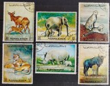 BC374, Ajman 1972, serie fauna