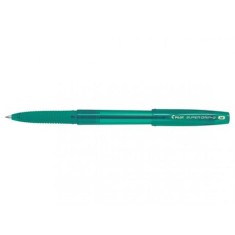 Pix cu bila Supergrip G Pilot 1.0 mm varf gros cu capac verde inchis