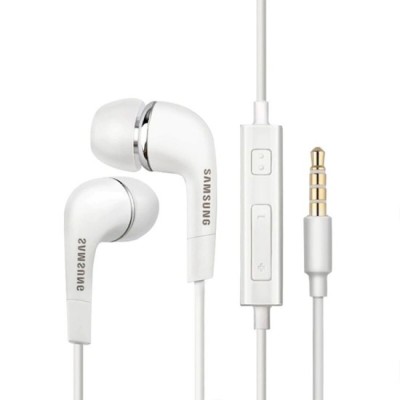 Casti cu Fir si Microfon, Mufa Jack - Samsung (EHS64AVFWE) - White (Bulk Packing) foto