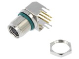 Conector M8 Mamă 5 Pin 90&deg; pentru PCB 1,5A
