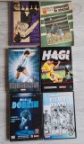 Lot Colecție Fotbal &ndash; 4 DVD-uri Gazeta Sporturilor + 2 Cărți Vintage (Hagi, Maradona, Dobrin, Steaua-Dinamo