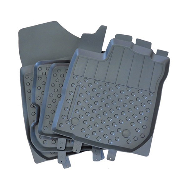 Set covorase auto din cauciuc Dacia Logan 2 2014- , presuri Originale tip tavita, 4 buc.