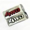 Logo sigla auto 4WD Emblema metalica logo cu adeziv inclus for weel drive