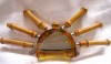SET ART DECO SUPORT CU CUTITE SOLINGEN SALTO CUTITE FRUCTE MANER BAMBUS 16.5 CM